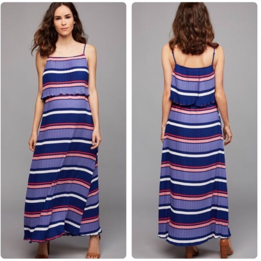 Moon & Sky: Sleeveless Stripe Maternity Maxi! ✨